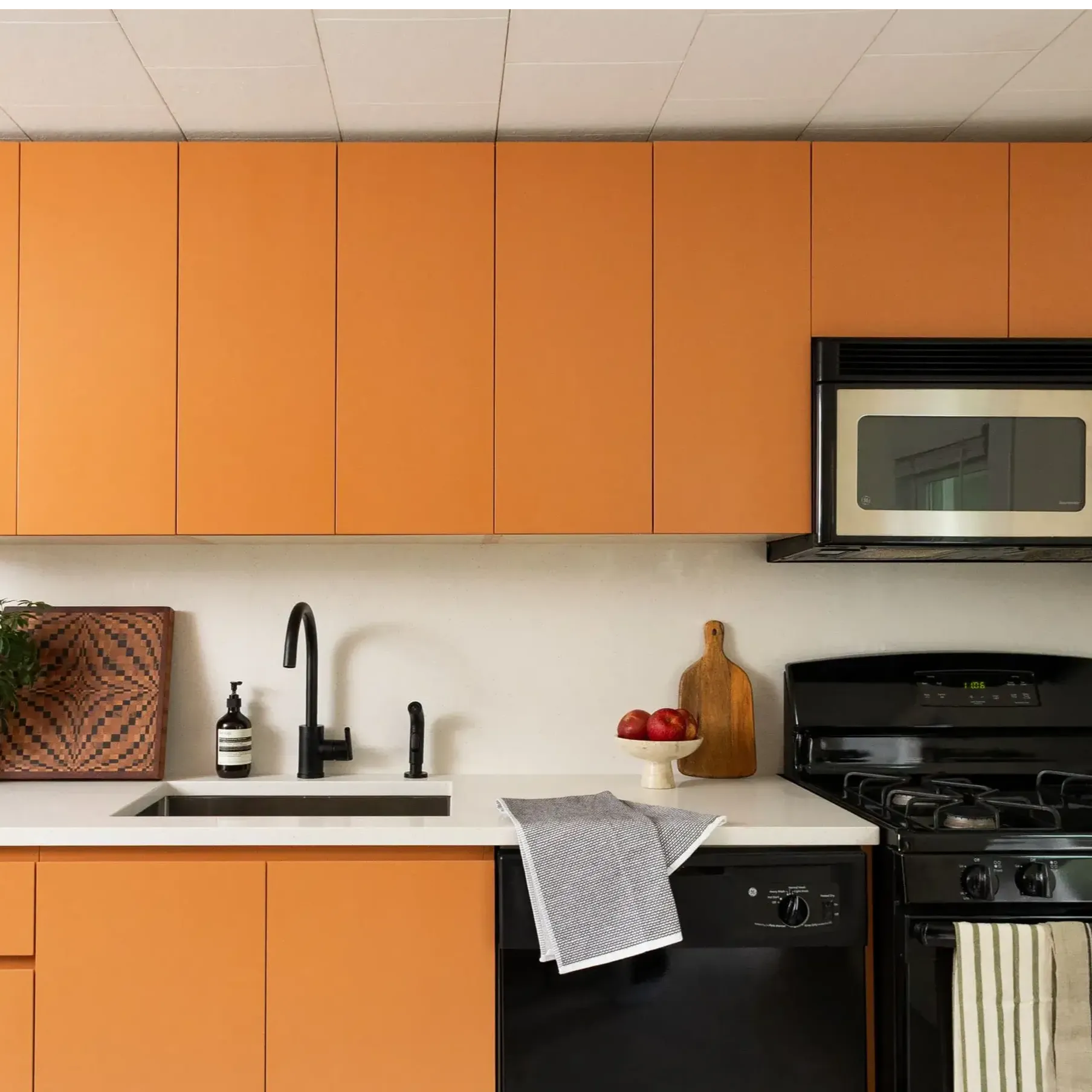New Jersey kitchen renovation by Chapter Renovation with custom cabinetry and stone   
                            countertops