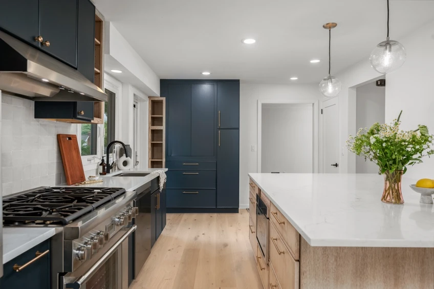 Project goals for Rye single family home renovation focused on open floor plan, storage, and family living