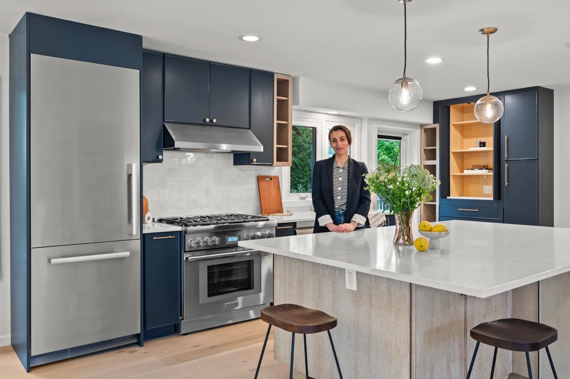 Completed single family home renovation in Rye delivering an open, design-forward family residence