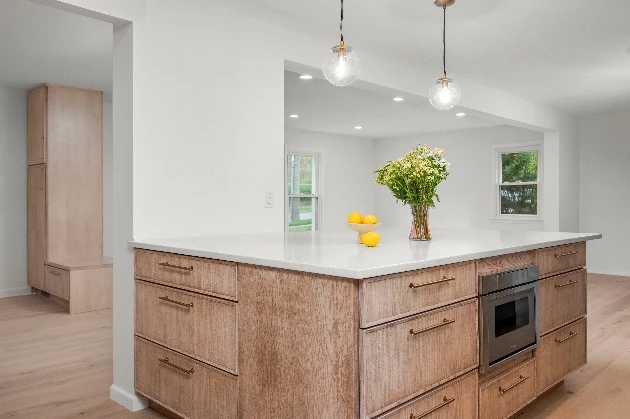 Scope of work for Rye single family home renovation covering kitchen transformation, entryway redesign, and bathroom updates