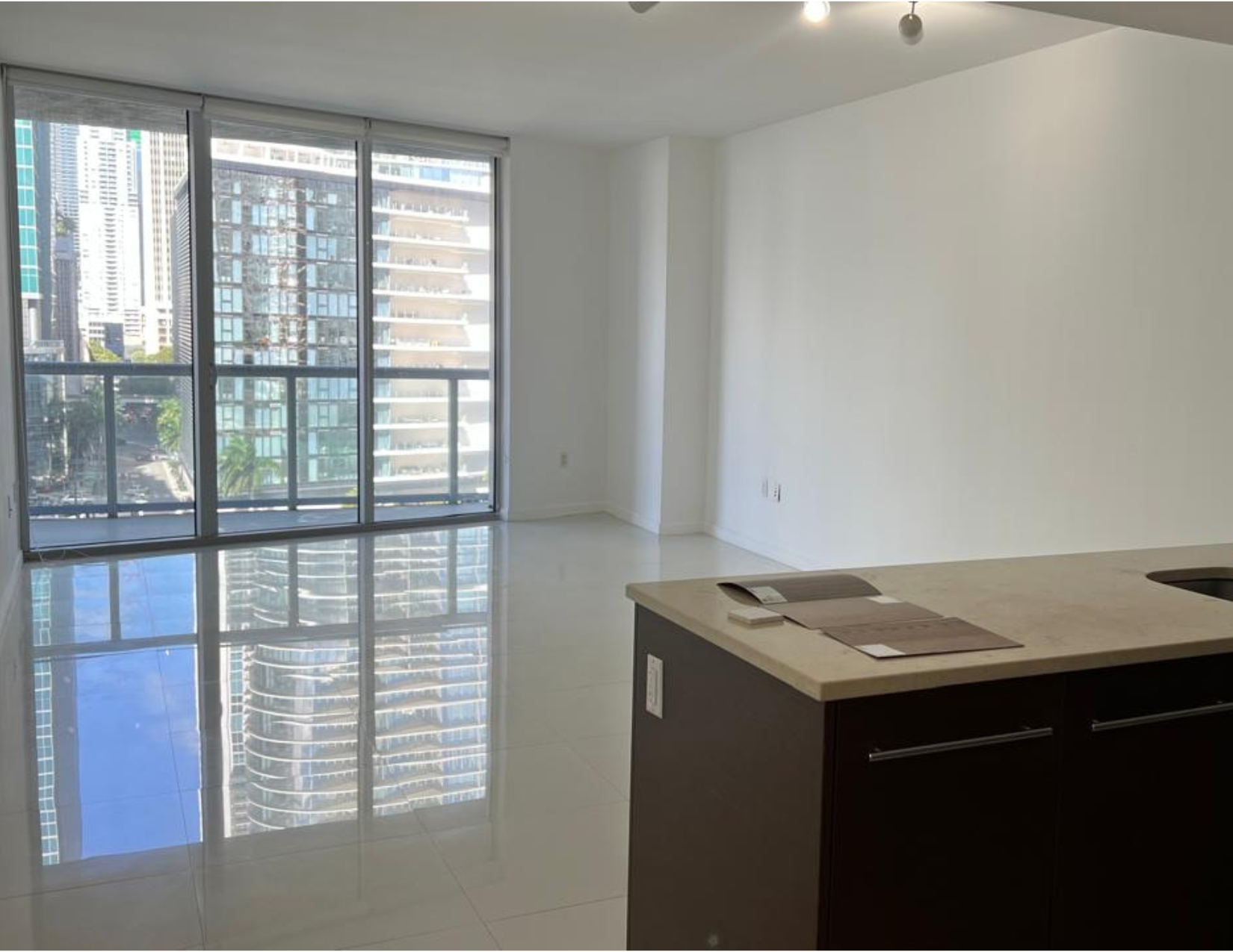 475 Brickell Ave Condo Renovation, before renovation, pair 2 of 3