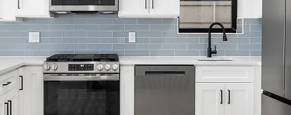 Updated appliances installed in the Union City kitchen renovation