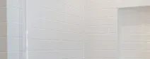 Dream Stone Carrara Giola 12x24 matte porcelain tile sample used in West Orange bathroom renovation
