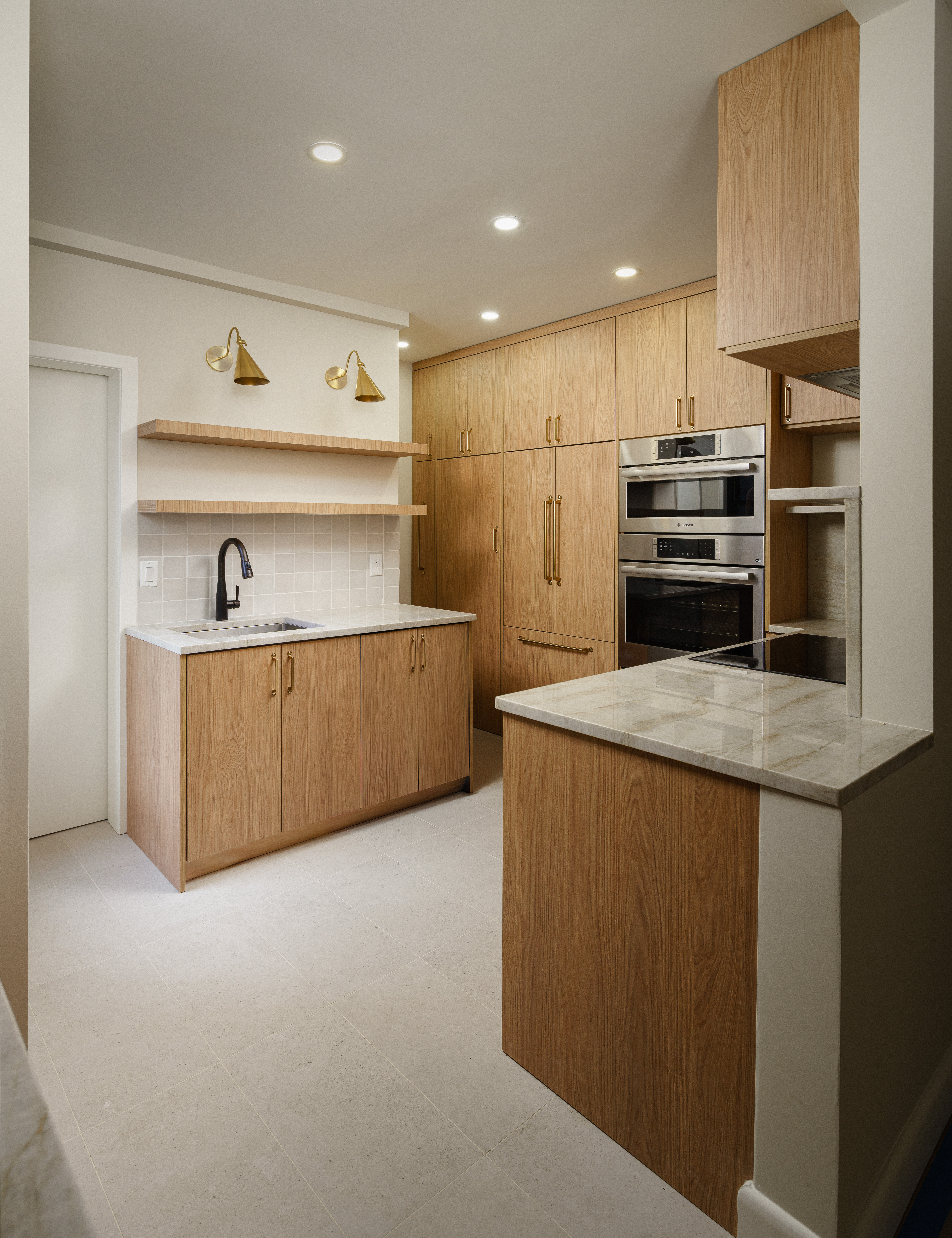 Lincoln Square Pre-war Co-op Apartment Renovation in 243 W 70th, NY, NY, after renovation, pair 1 of 4