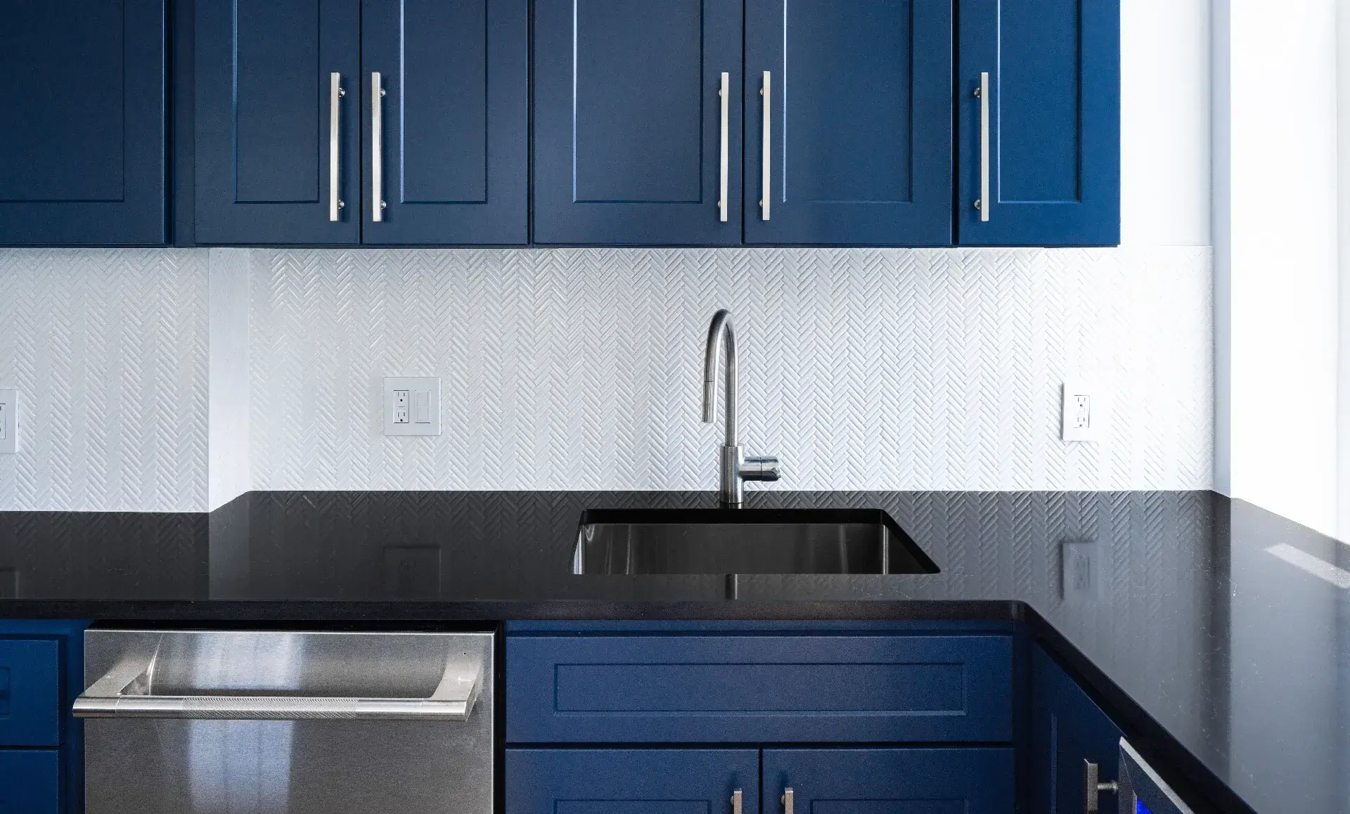 Pre-War Co-Op combined apartment renovated living room and kitchen space