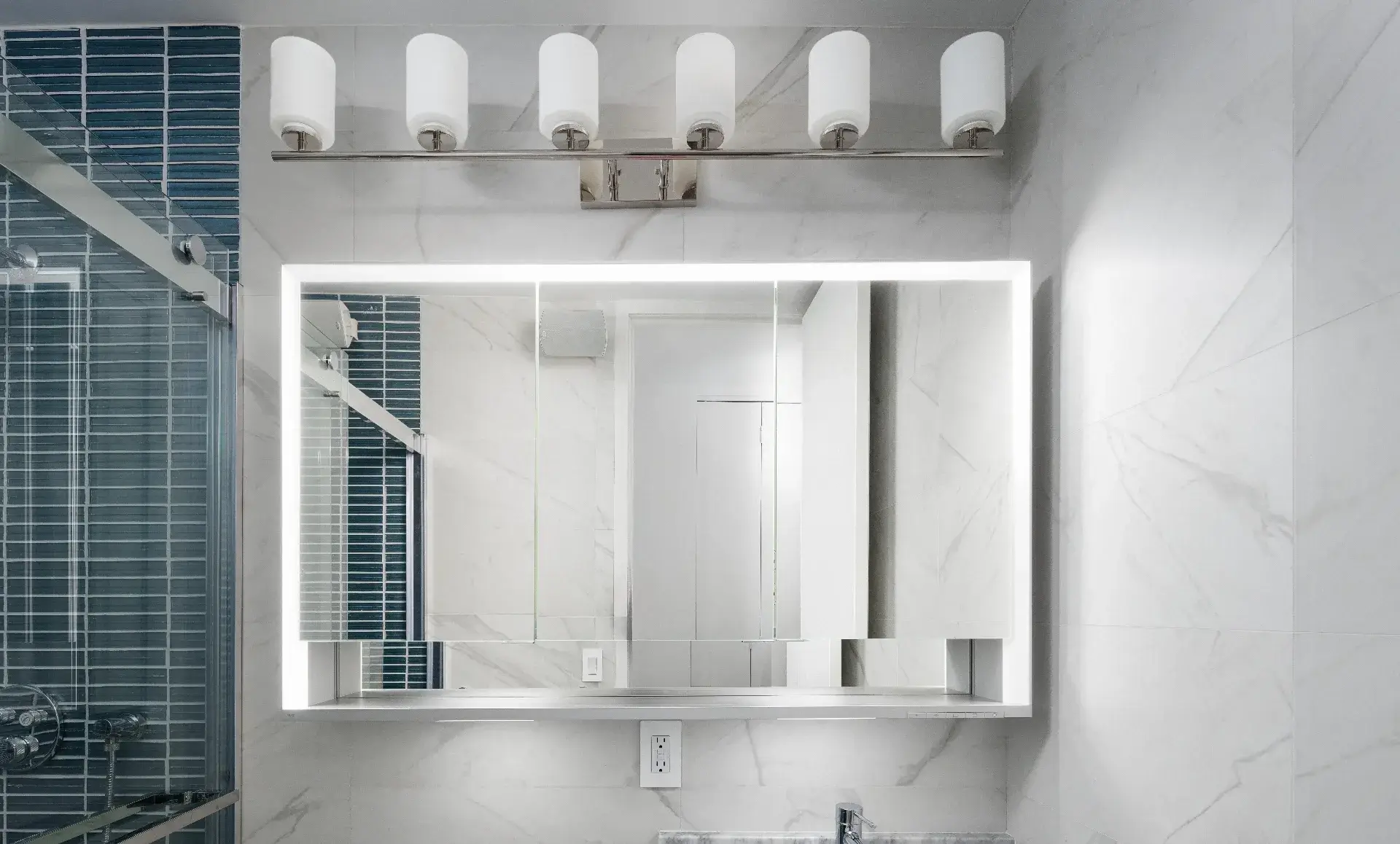 Manhattan condo renovation final result showcasing modern design