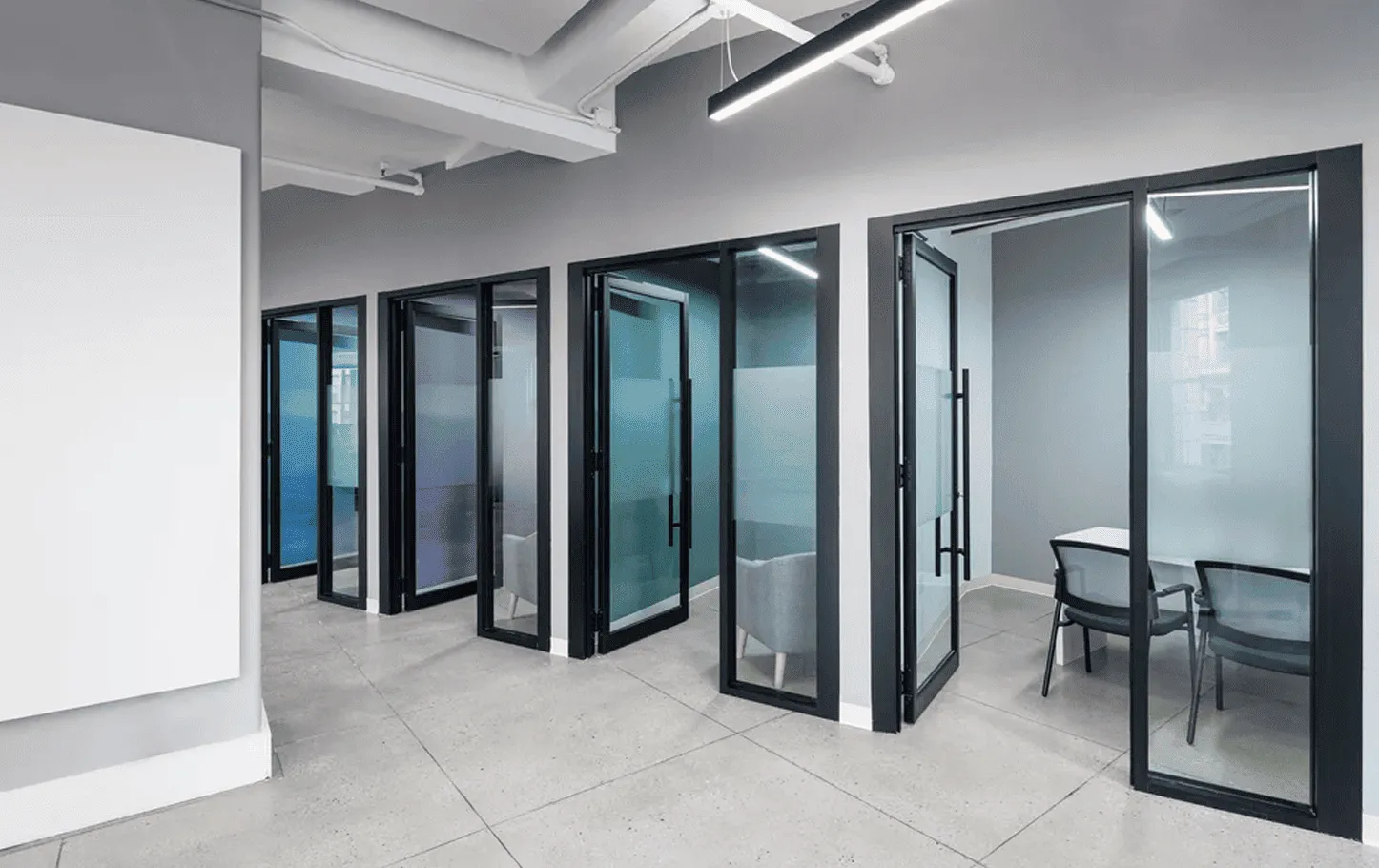 NYC tech headquarters office renovation project overview showing modern workspace design