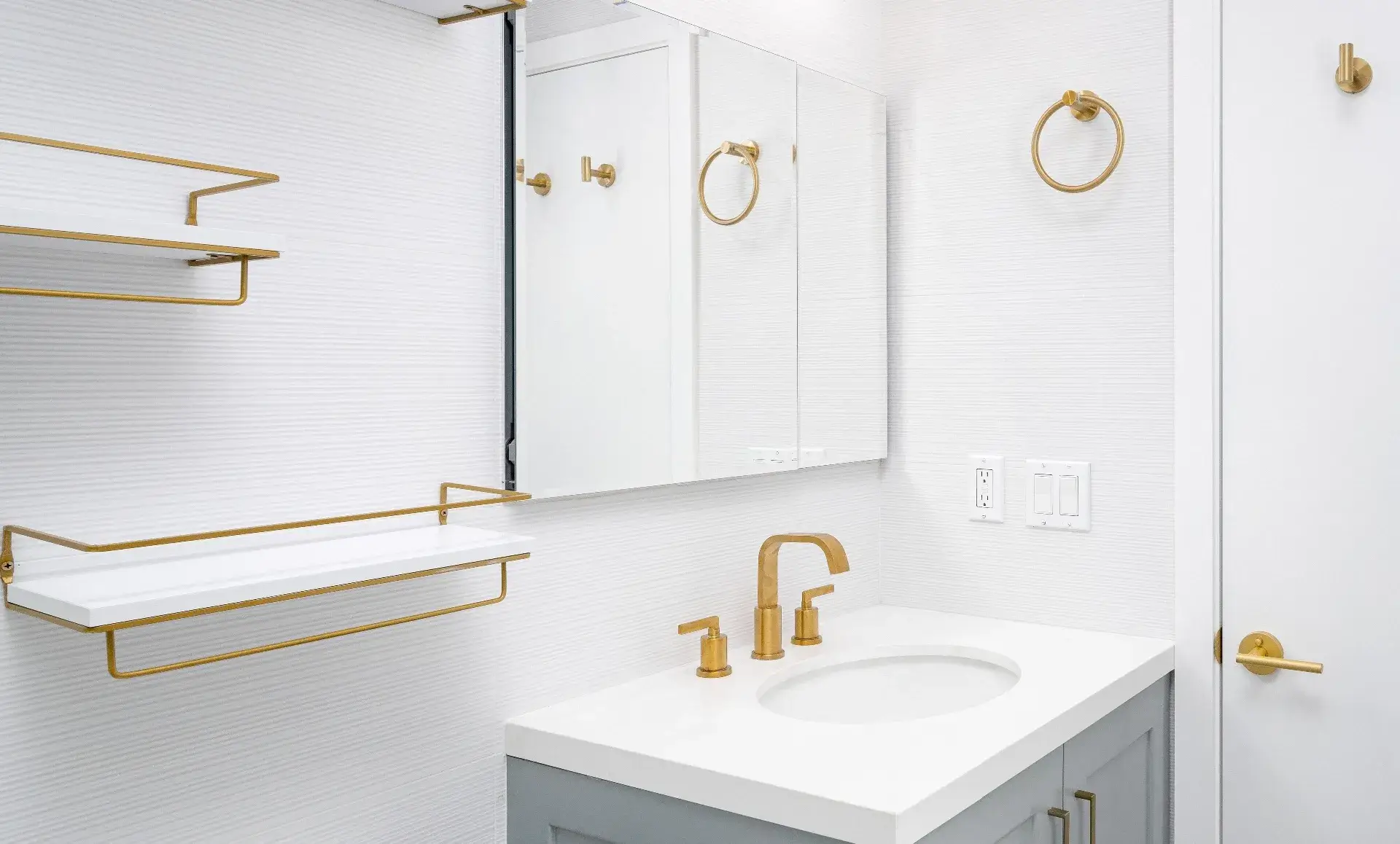 Brooklyn home renovation after photo showing spacious walk-in pantry