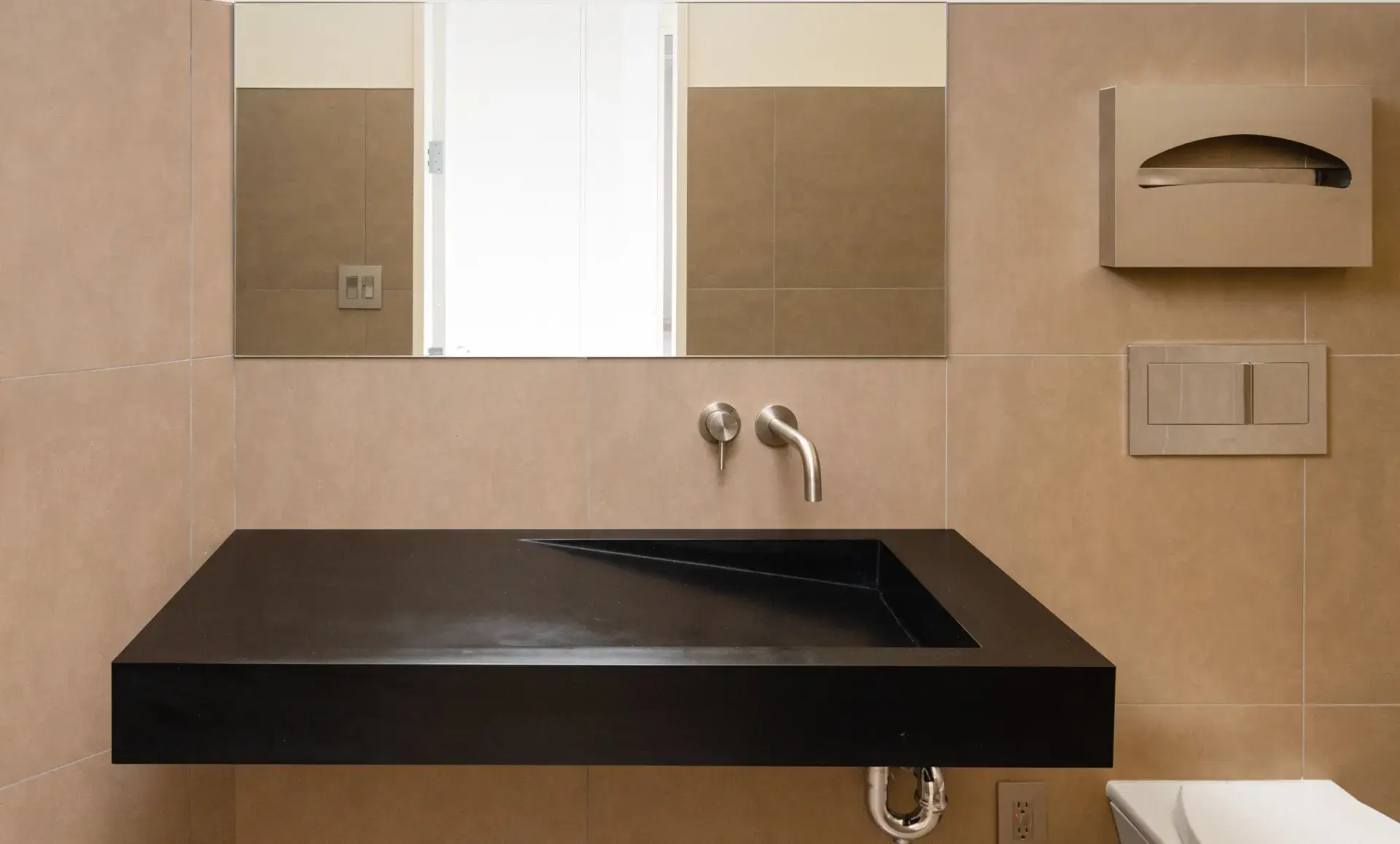 SoHo office renovation gallery-like workspace with modern commercial design elements