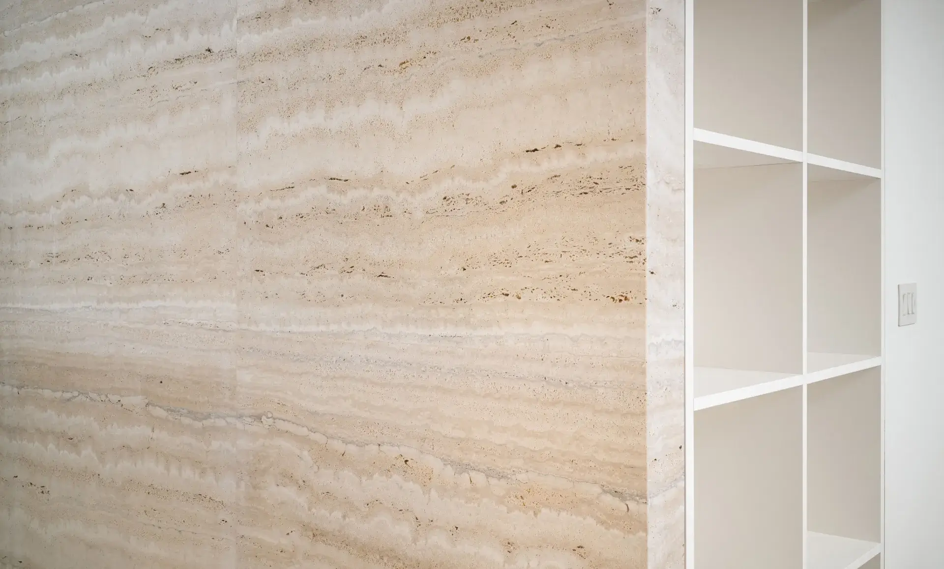 SoHo office renovation modern bathroom with spa-like ambiance and stainless steel trim