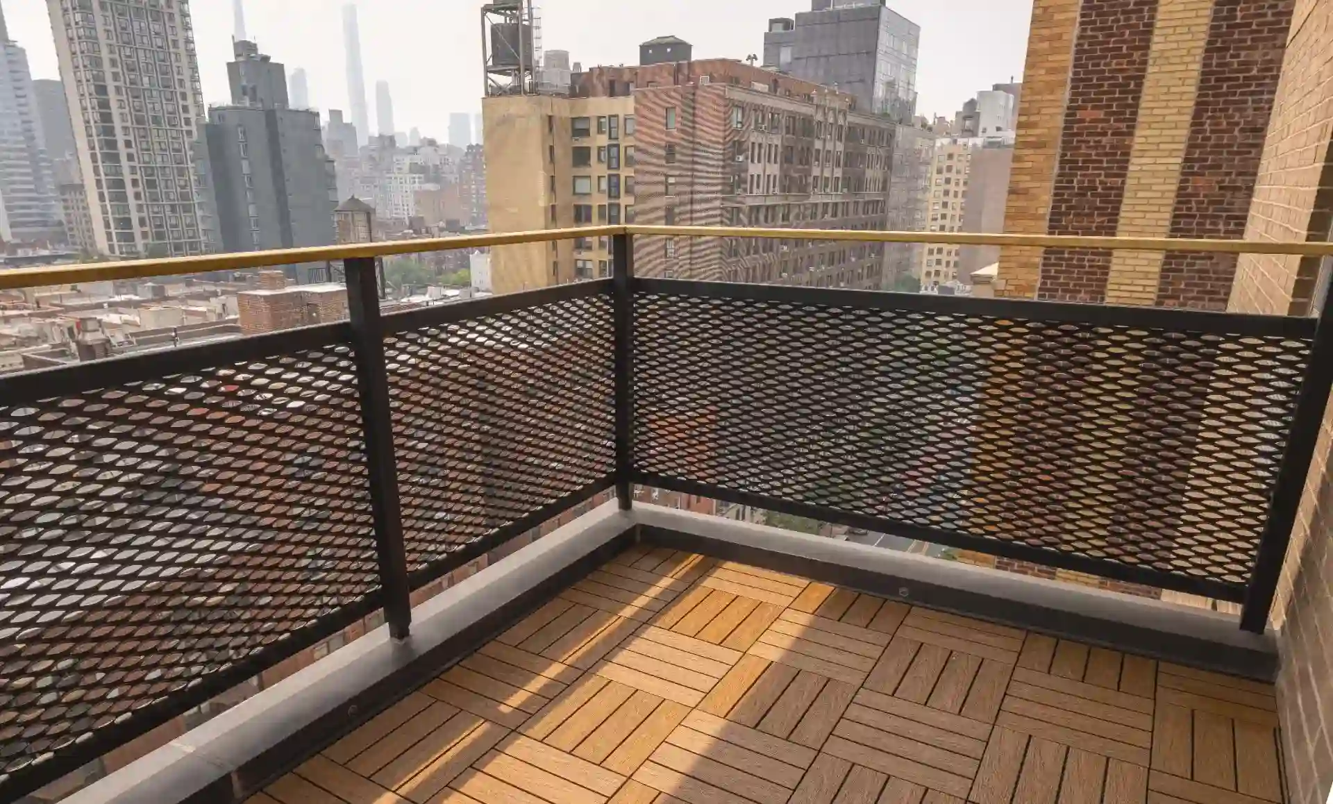 UES apartment after renovation with Graphite floor and bamboo flooring