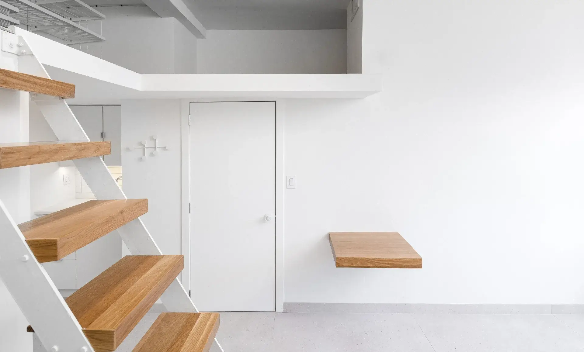 UWS studio apartment after renovation with European white oak elements
