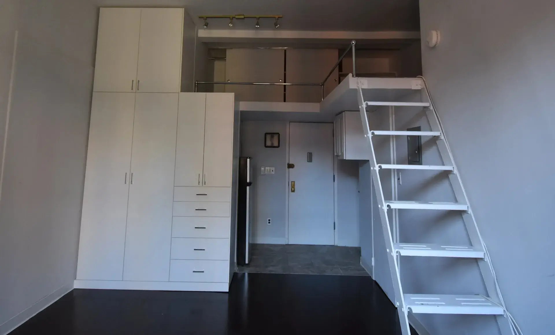 UWS studio apartment before renovation showing outdated layout