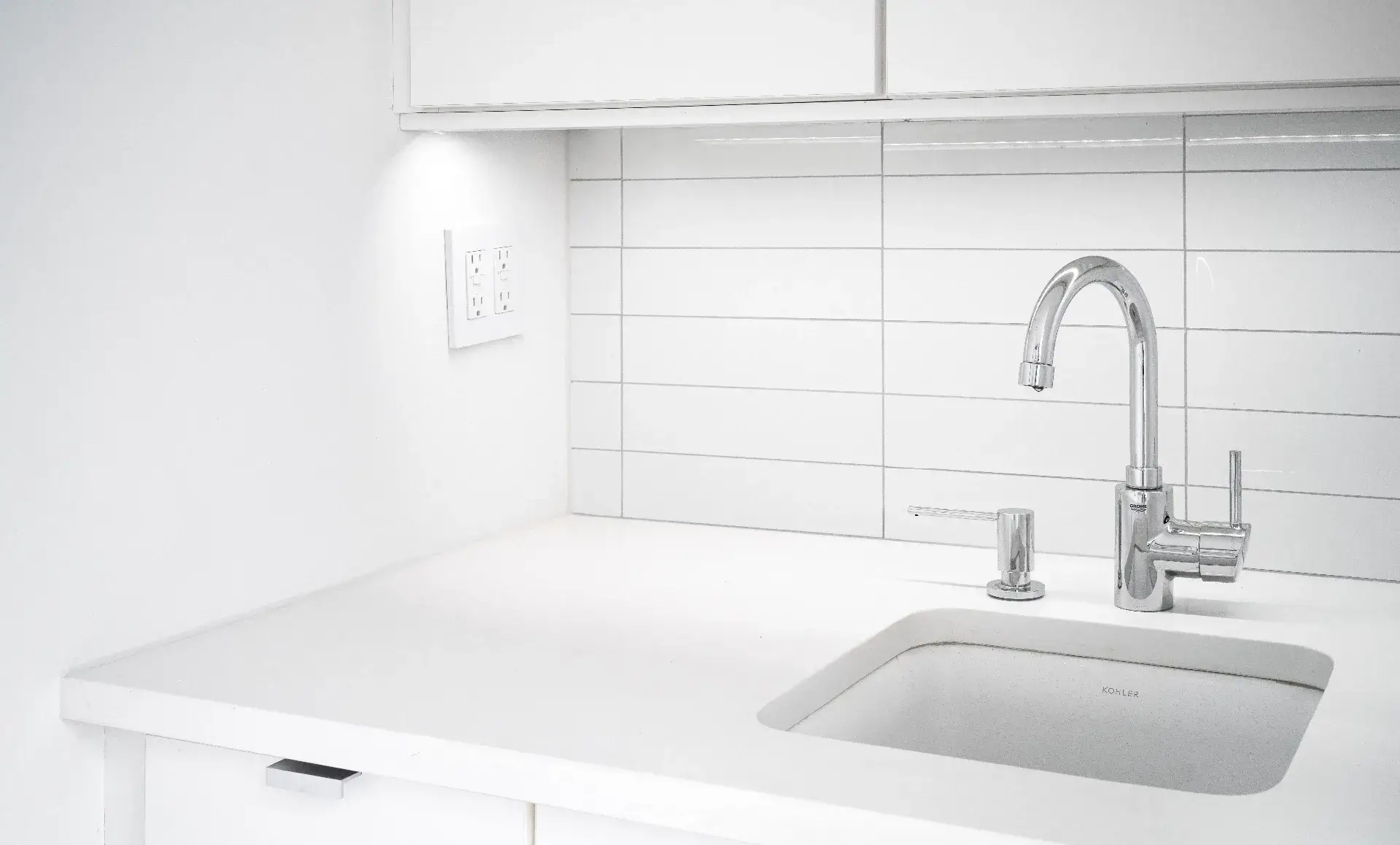 UWS studio apartment loft area with custom closet system